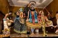 KathakaliÃ¢â¬â¹ performance. A Traditional Hindu play performed in